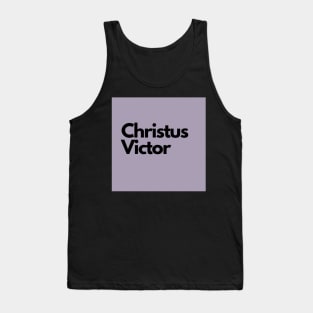 Christus Victor, purple Tank Top